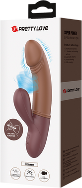 Pretty Love Kane Rechargeable Rabbit Shape G Spot Massager Brown Rabbit Vibrators